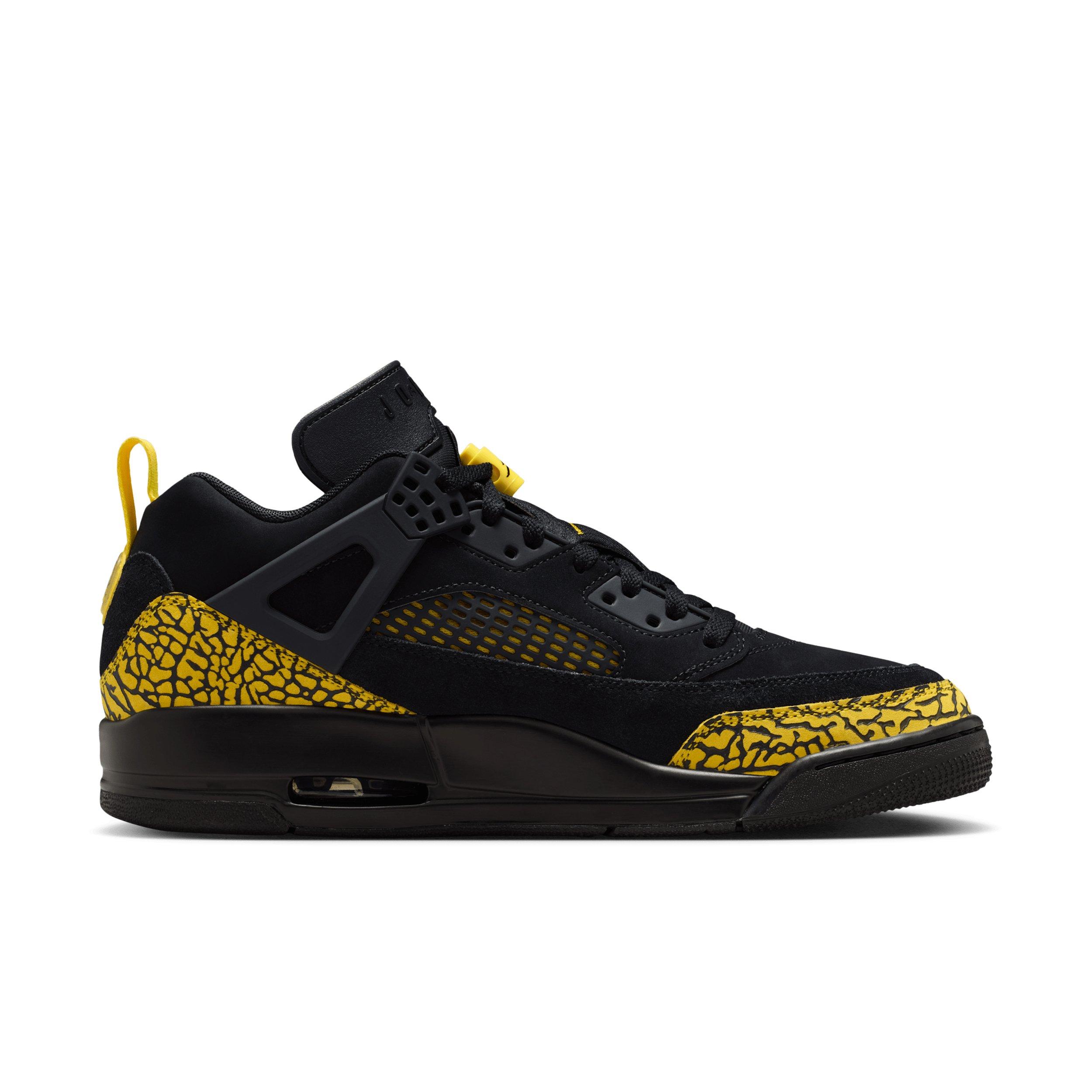 Jordan Spizike Low Black/Speed Yellow Men's Shoe | Hibbett